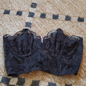 VS black lace bra corset